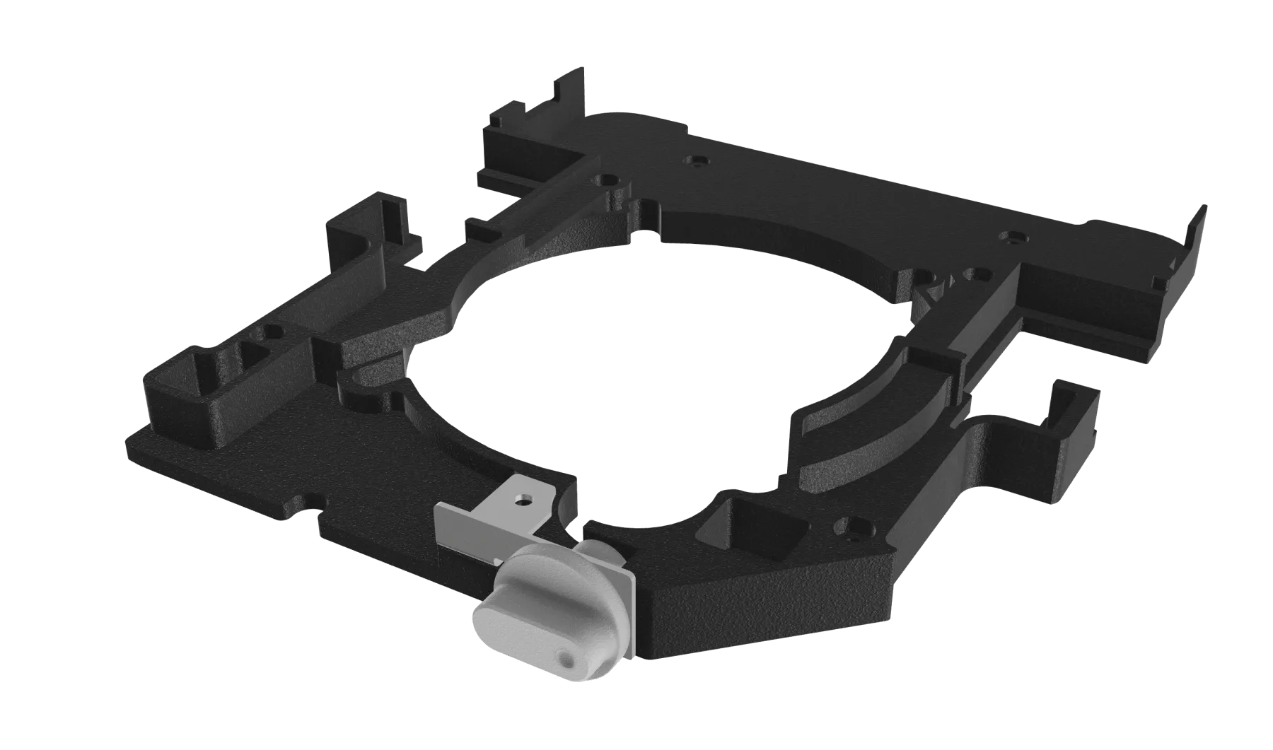 Injection molded core structure